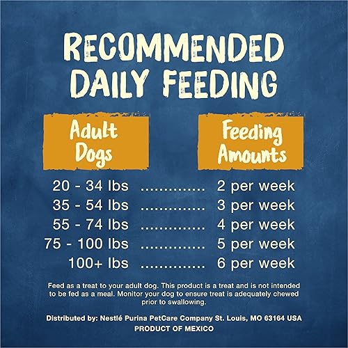 Miniatura 10 de Purina Busy Bone Jerky Wraps - Golosinas para perros de raza pequeñamediana y cecina de pollo, sin granos, paquete de 5, bolsas de 4 unidades