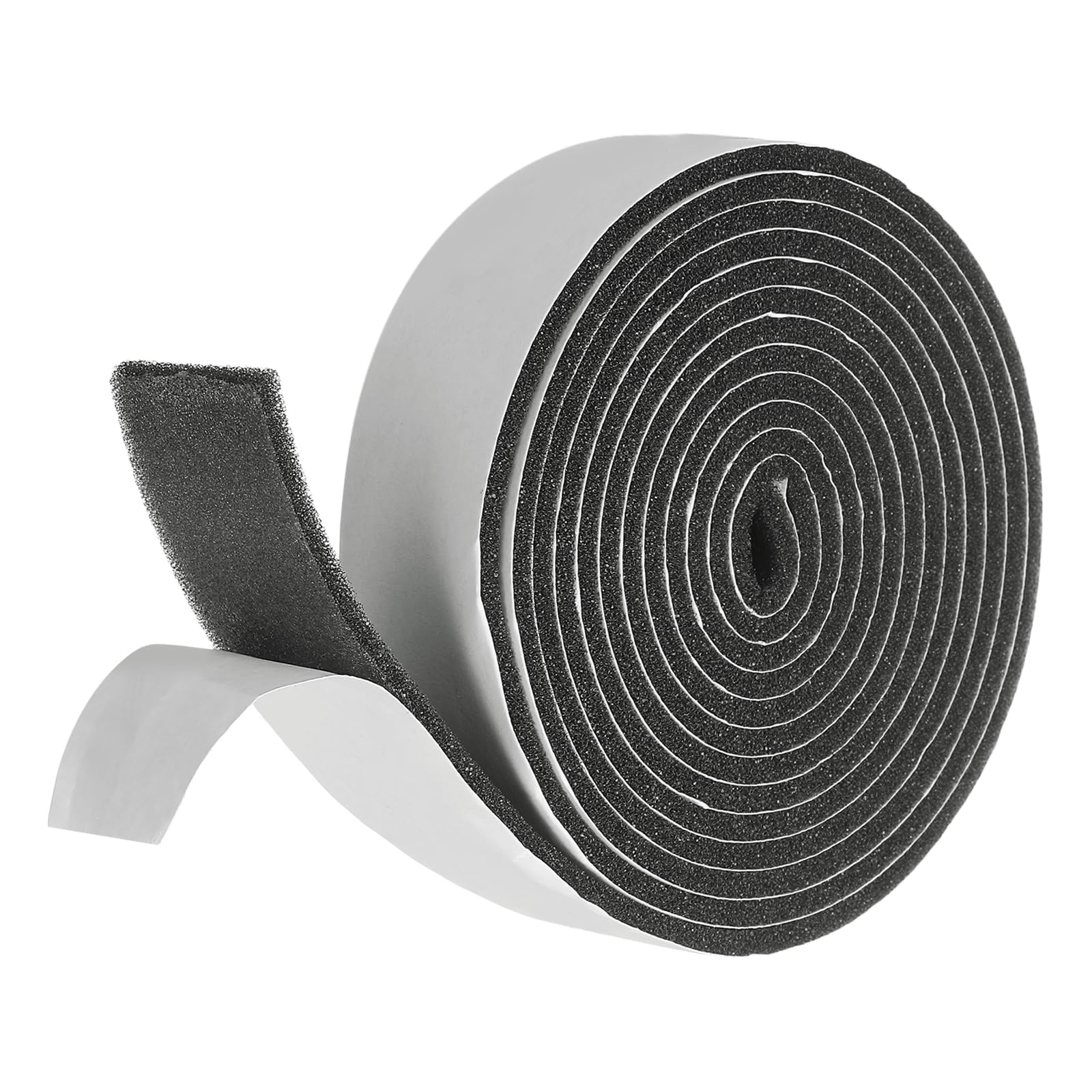 sourcing Map Guarnizione per Porte e finestre, 4 Rotoli da 50 mm x 20 mm, Nastro Adesivo in Schiuma, Strisce isolanti insonorizzanti per telai di Porte e finestre