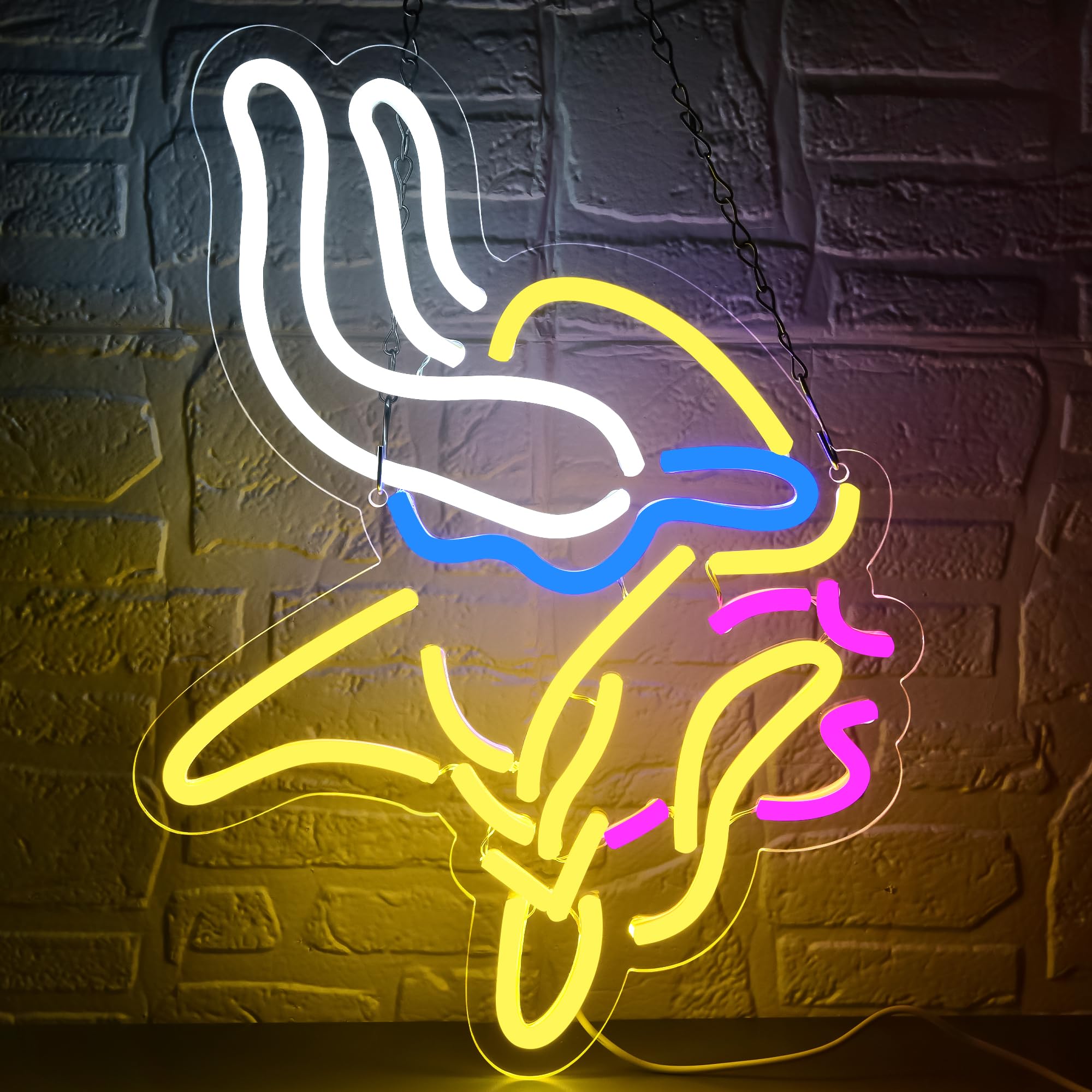 Football Neon Sign for Wall Decor Football Team Led Neon Light for Man Cave Birthday Gifts for Rugby Fans with Dimmable Rugby Light Up Sign for Bedroom Party Club Bar Dorm Size 15.7 * 11.8In(ZYLD179) โ image 1