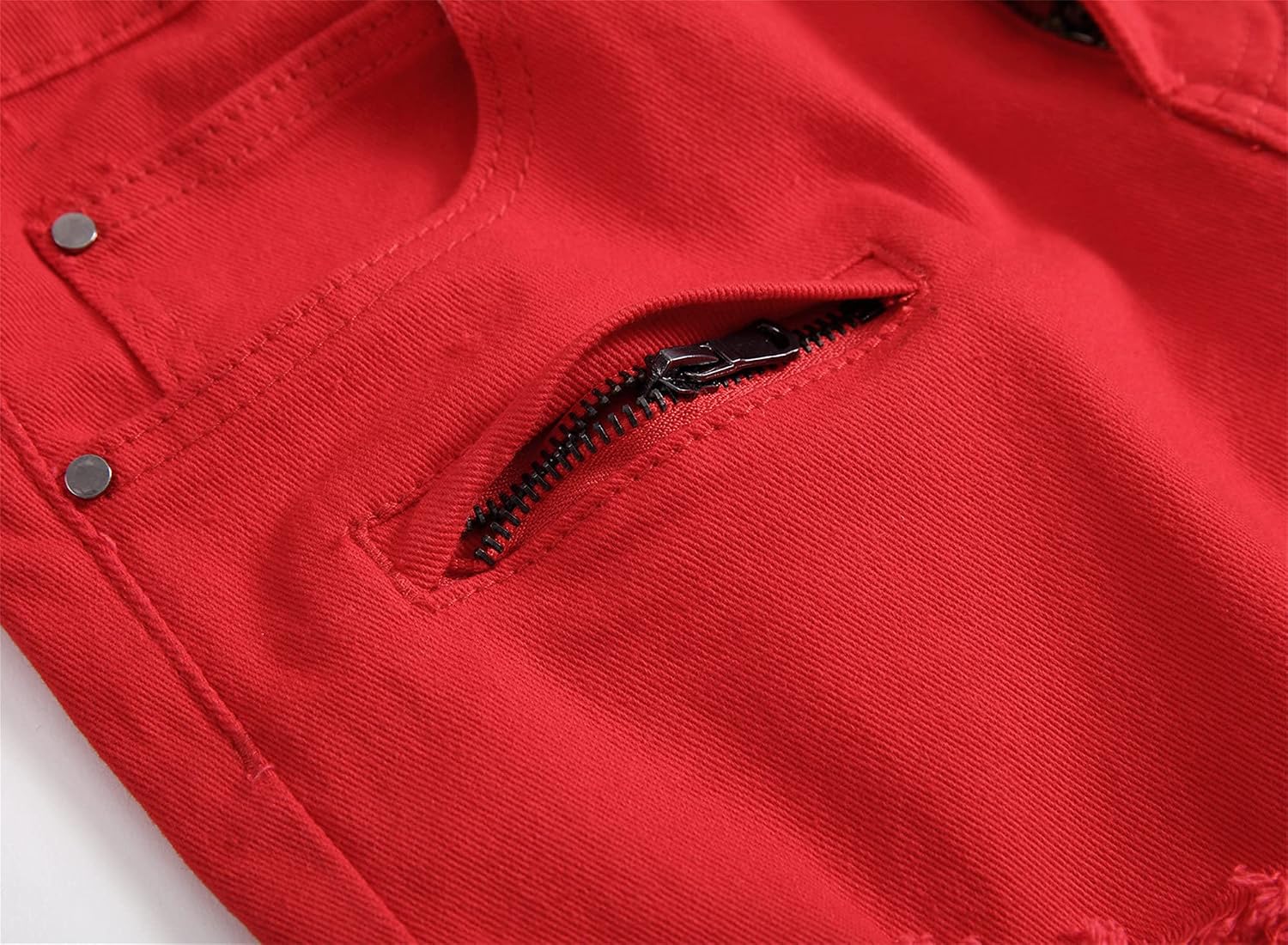 Men's Regular Denim Shorts with Zipper Hemmed Stretch Fit Short Jeans Stretch Comfort Jean Shorts for Men