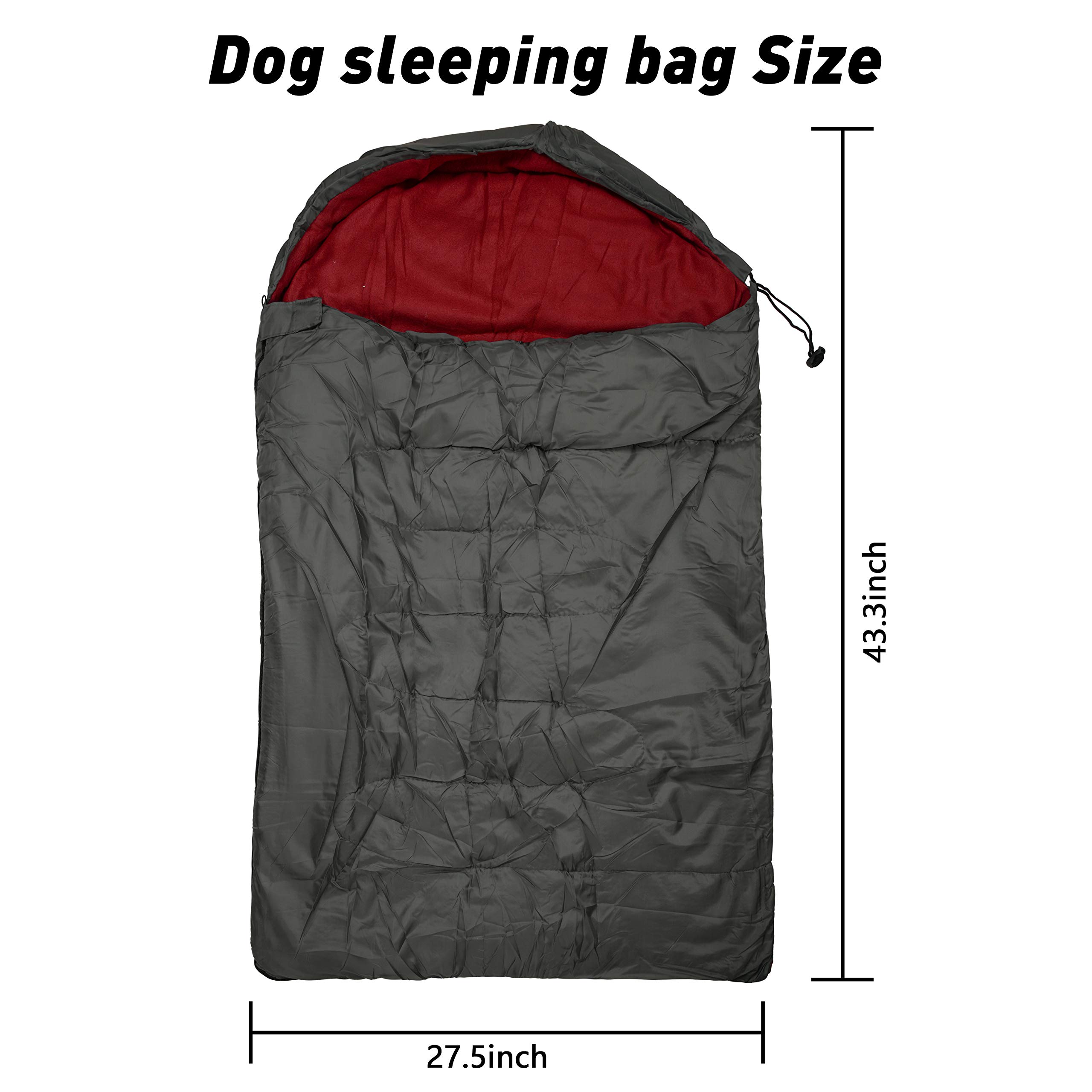 Sac De Couchage Pour Chien/chat - Lit Doux En Velours, Design Fermé Sécurisant - Portable Pour Maison, Voyage