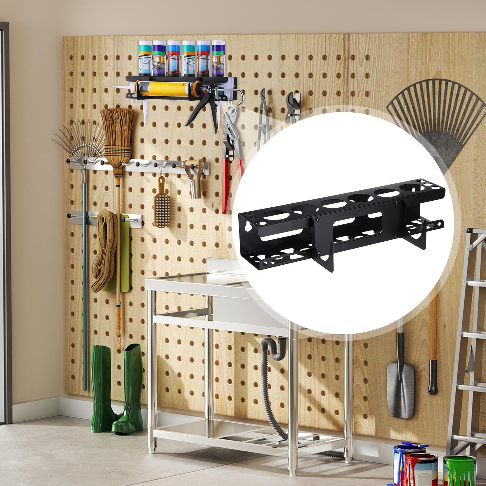 Support Mural Cartouche Silicone, Support Cartouche Silicone Utilitaire, Support De Rangement Pour Tube De Calfeutrage, Organisateur D'outils De Calfeutrage,tube De Rangement, Support Pisto