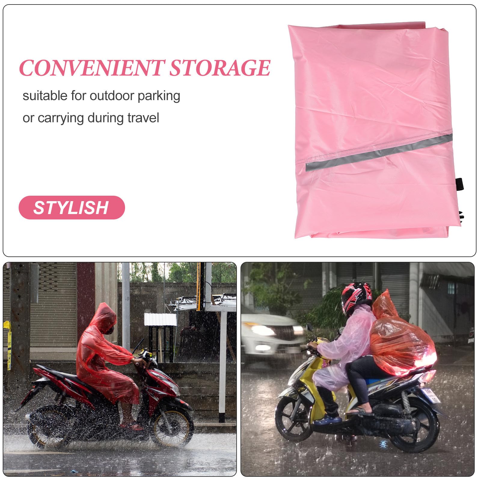 Anneome Outdoor Motorradabdeckung und Regenschutz für Motorroller Wasserfeste Schutzhülle mit Schnee und UV Schutz Geeignet für Elektromobile und E Scooter