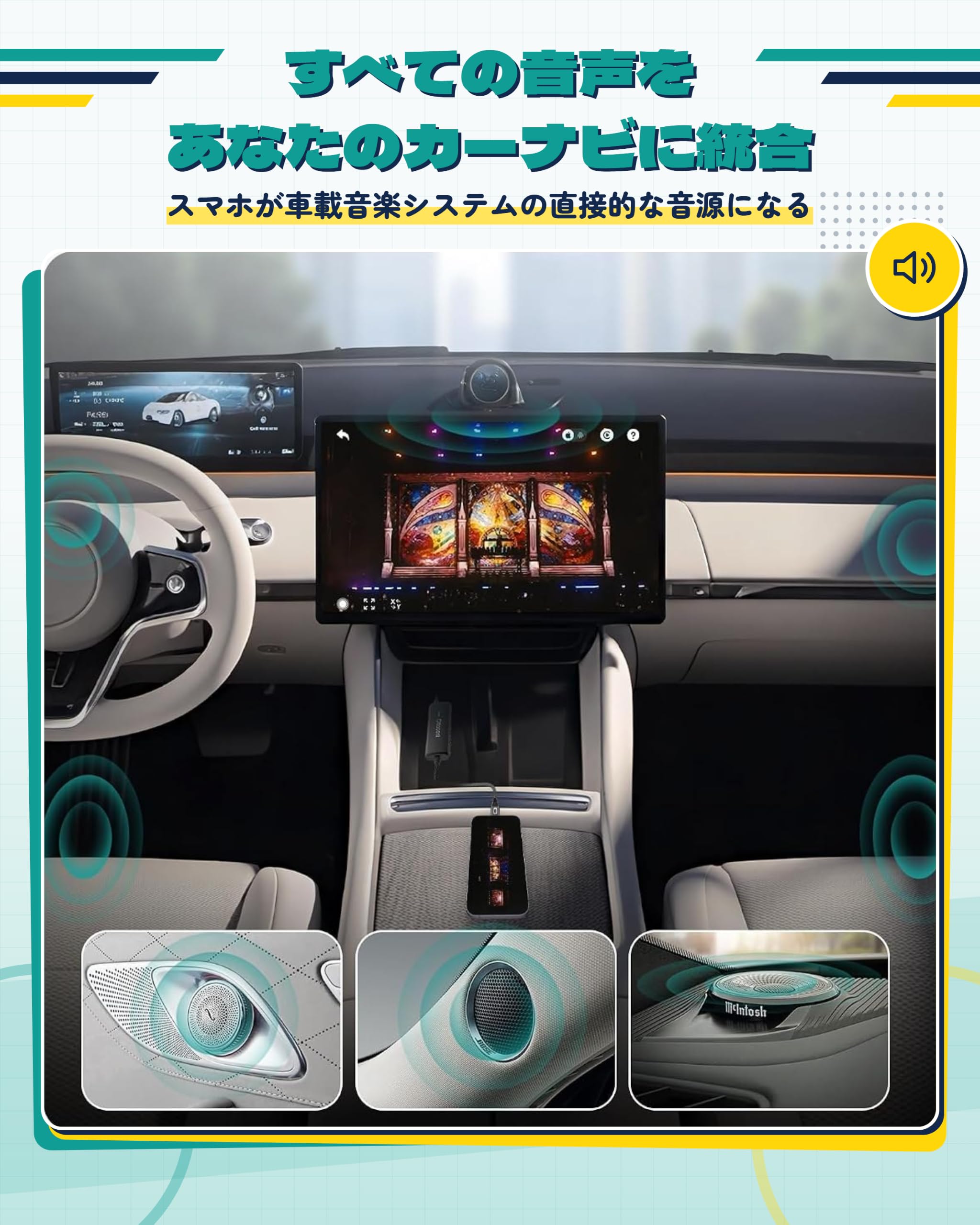 Amazon.co.jp: 【公式】オットキャスト Ottocast Mirror Touch