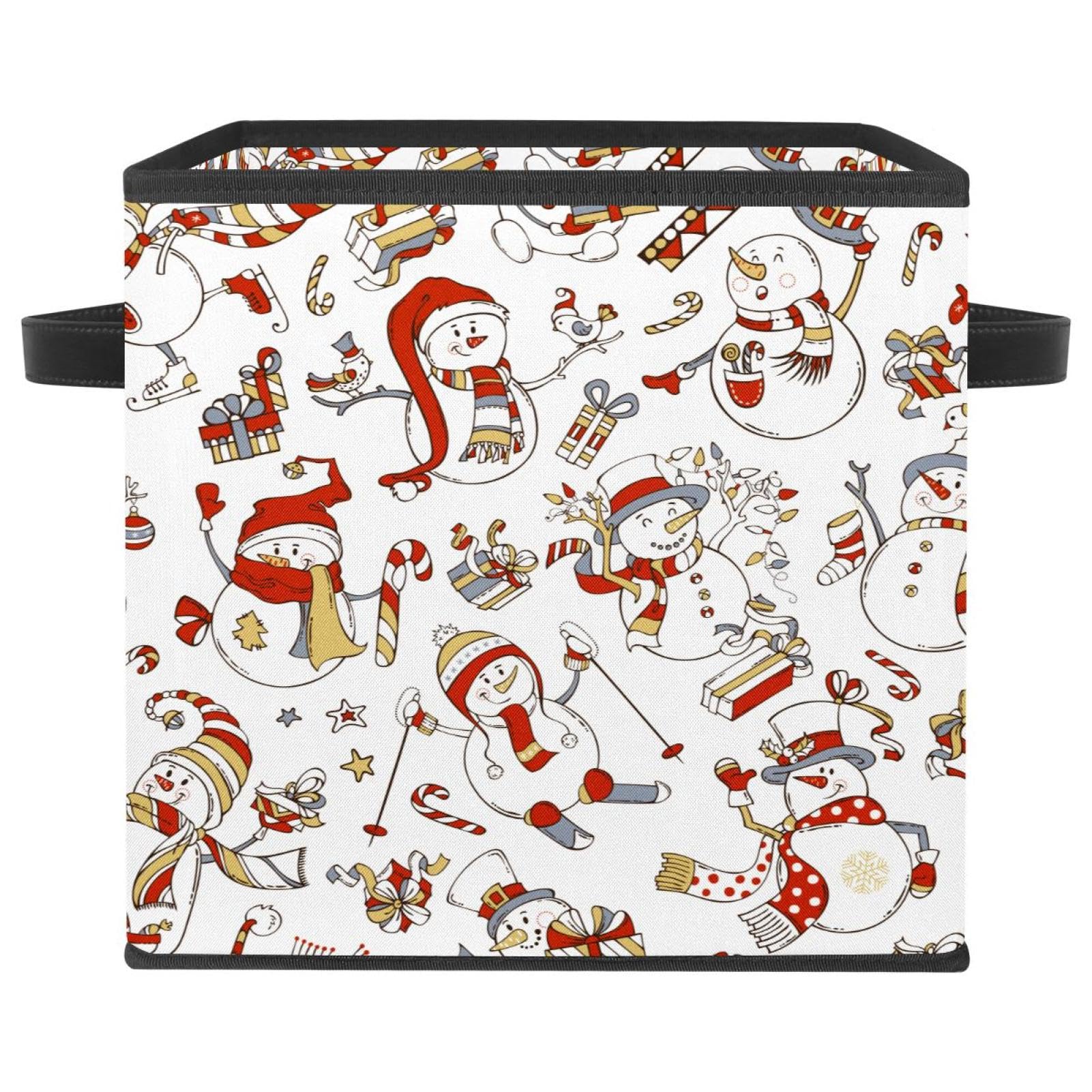 Organiseur en tissu bonhomme de neige pour ranger les jouets dans la chambre