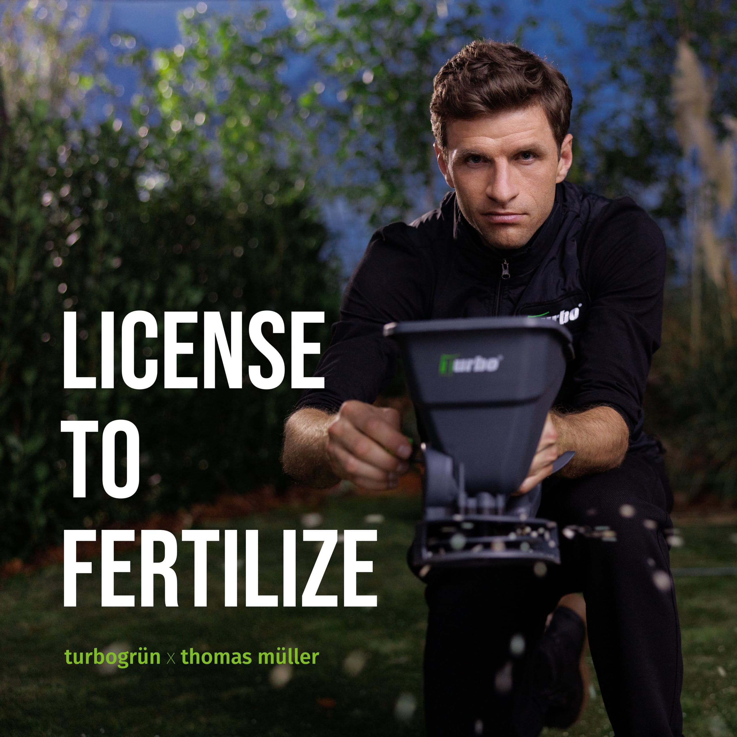 Turbogrün Épandeur à main, idéal comme épandeur d'engrais pour engrais, graines, terre ou sel, épandeur d'engrais pour pelouse, avec manivelle, pour saupoudrer et fertiliser avec précision