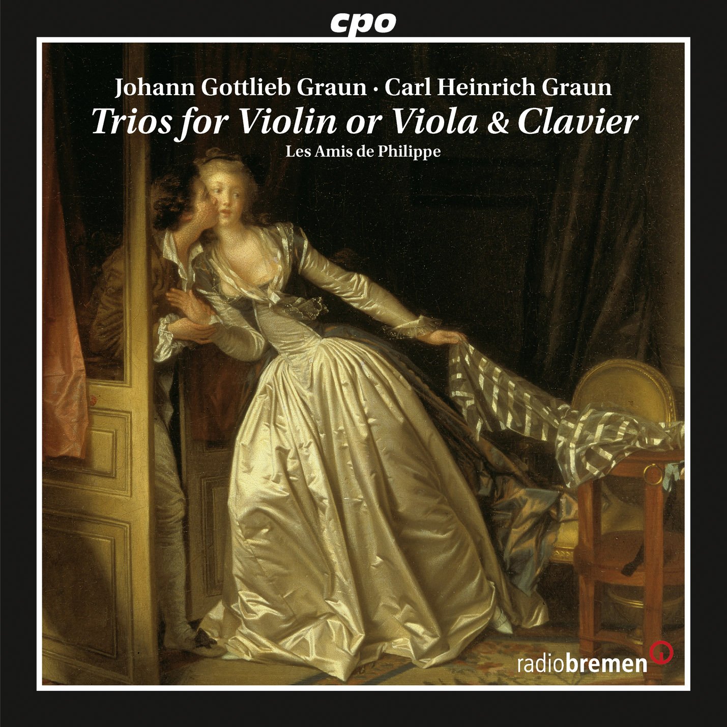 Johann Gottlieb Graun/Carl Heinrich Graun - Trios for Violin Or Viola & Clavier CD Album - Used