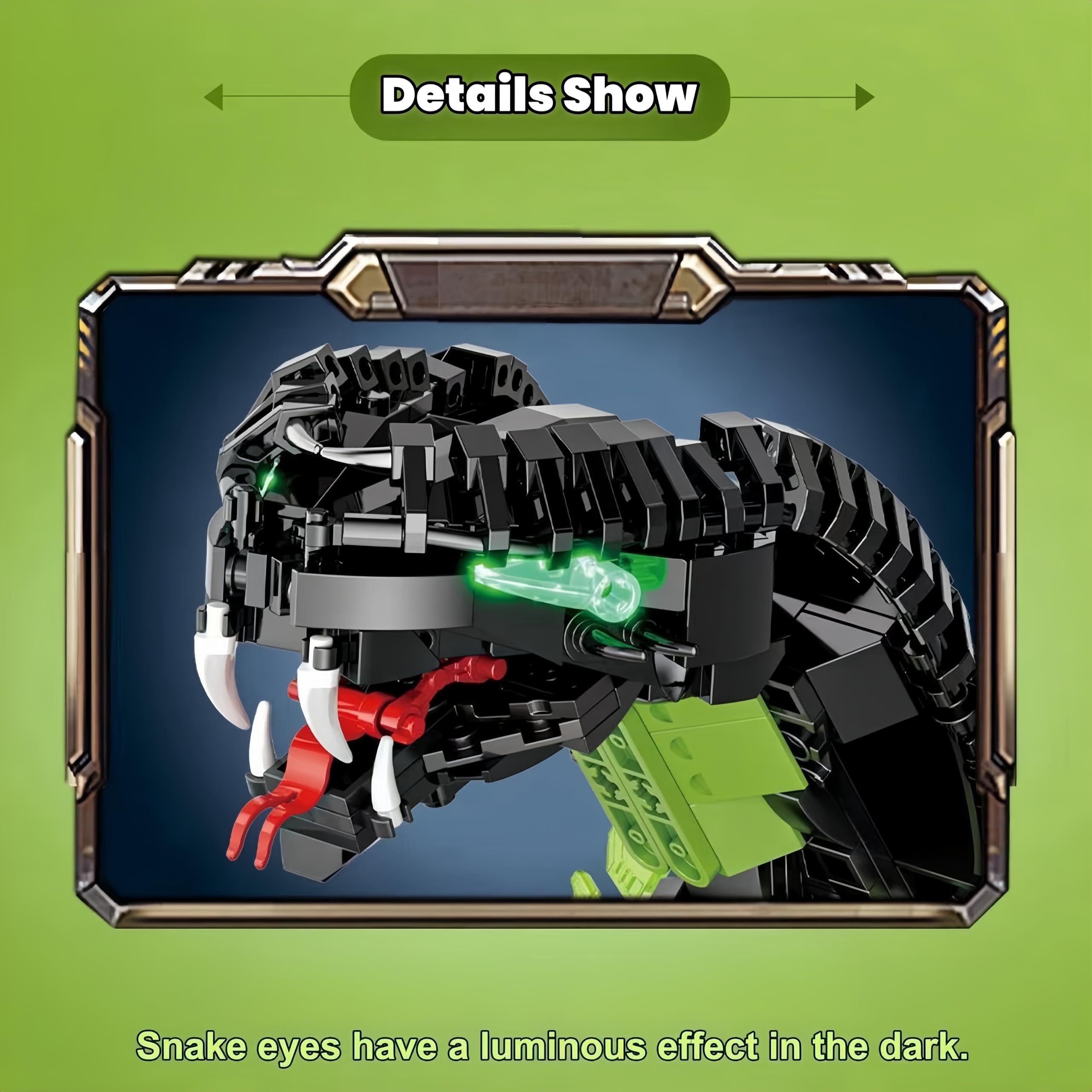 Amazon.com: Fangool 2025 Mechanical Snake Building Blocks Set