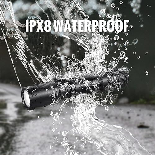 Miniatura 6 de ThruNite Saber 659 lúmenes AA Mini linterna recargable, pequeña linterna EDC con clip de alto rendimiento SST20 luz LED, negro (2 unidades)