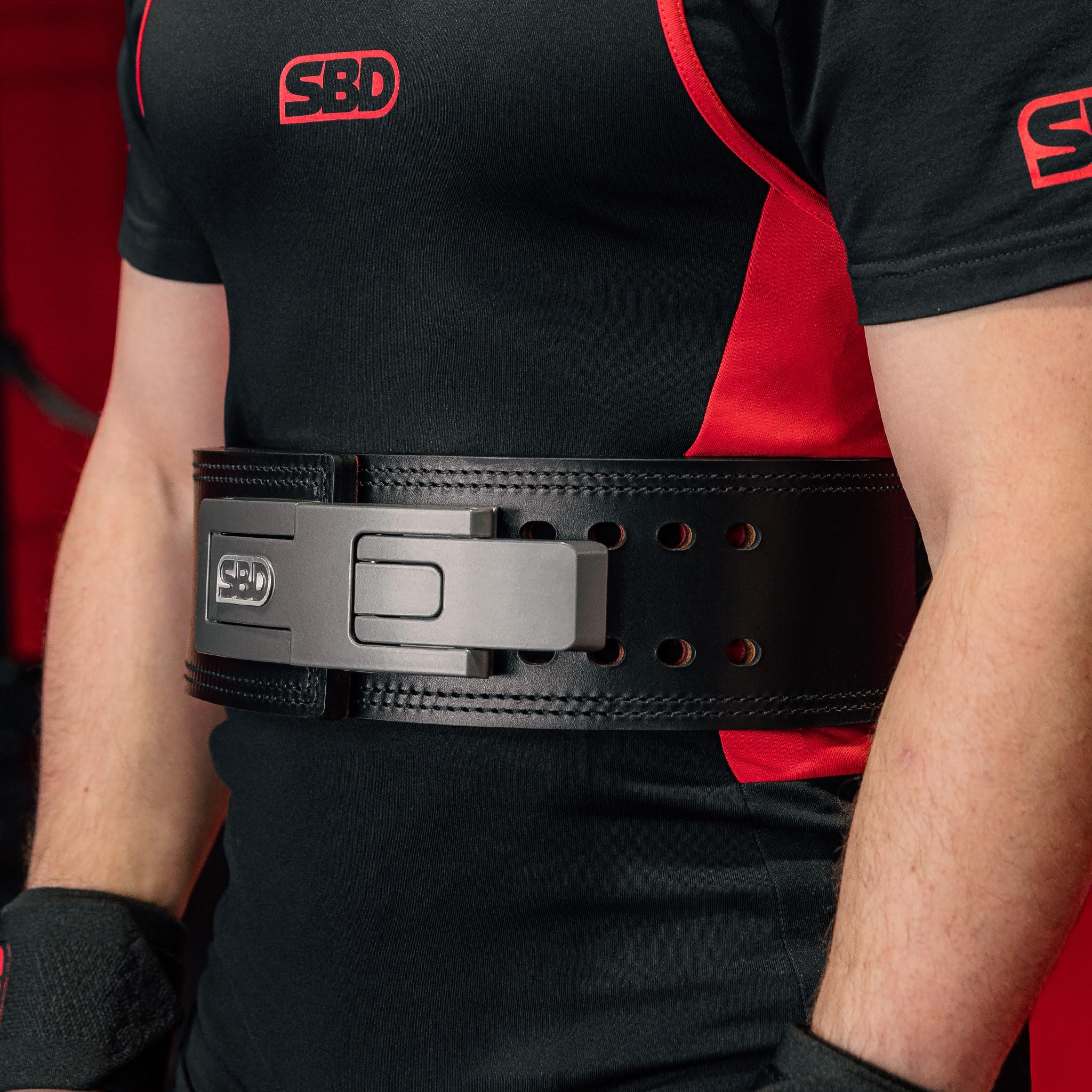 SBD Premium 13mm Powerlifting & Weight Lifting Belt – British Manufactured Gym Belt for Squats, Deadlifts & Strength Training Lever Weight Lifting Belt