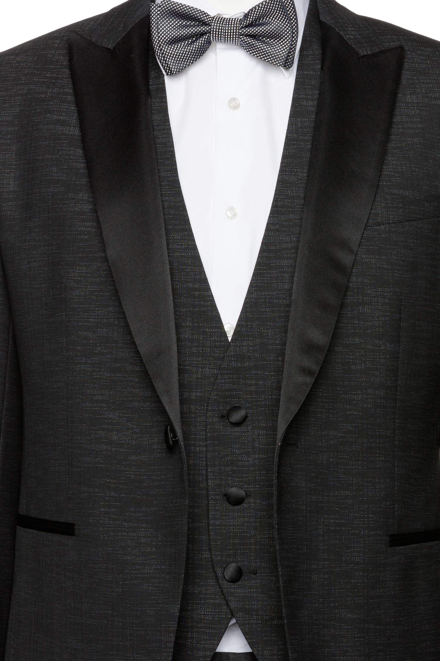 BOSS Rendal1/Wilden1 WE - Juego de esmoquin para hombre (3 piezas, talla única), color negro 50, negro (001), 50