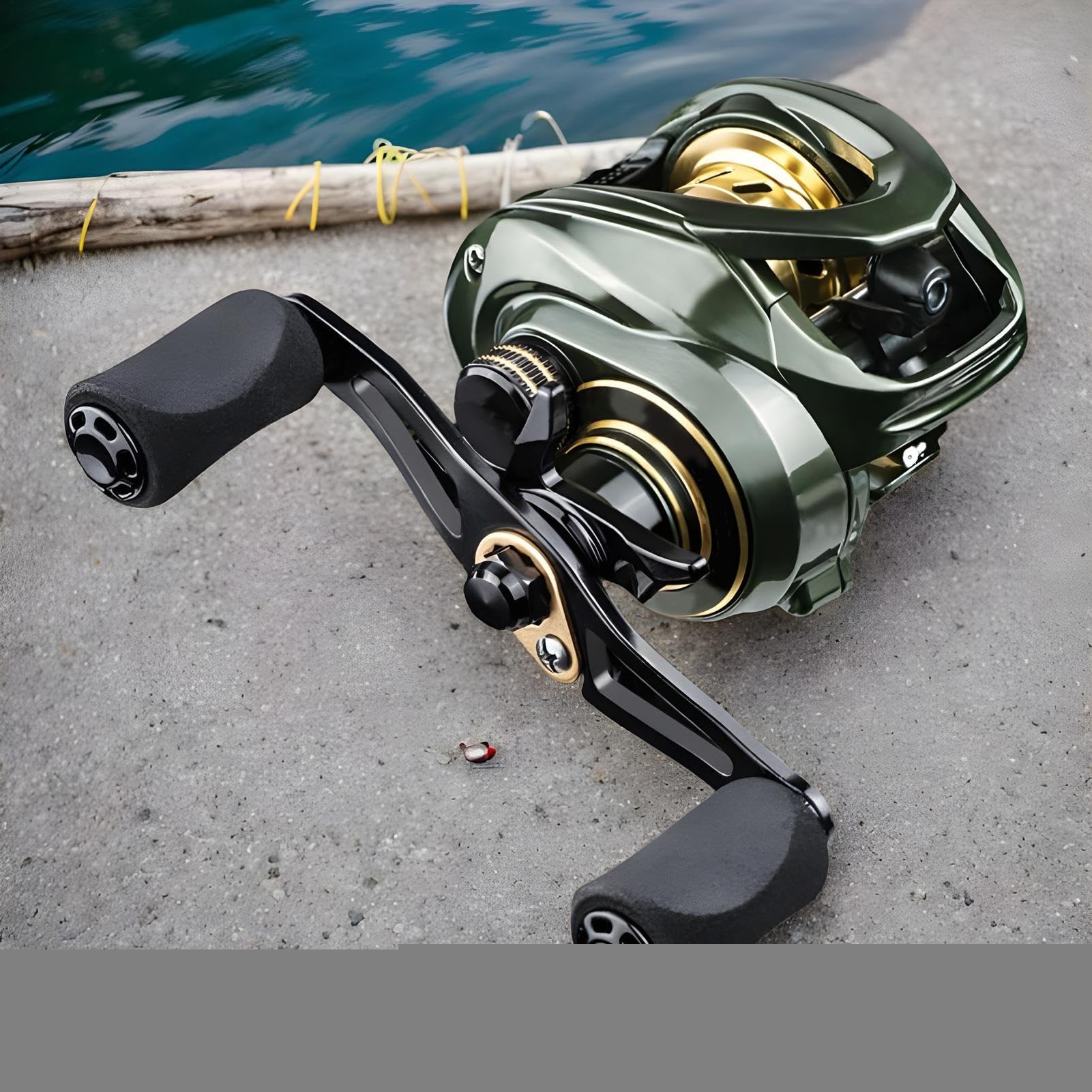 Kołowrotki Baitcaster Stopowy Kołowrotek Z Maksymalnym Hamulcem 8Kg | Ergonomiczny Kołowrotek Bait Feeder Dla Początkujących Entuzjastów Dorosłych
