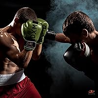 Vista 5 de Guantes de boxeo para hombres y mujeres, guantes de entrenamiento de boxeo, guantes de kickboxing, guantes de sparring, guantes de entrenamiento