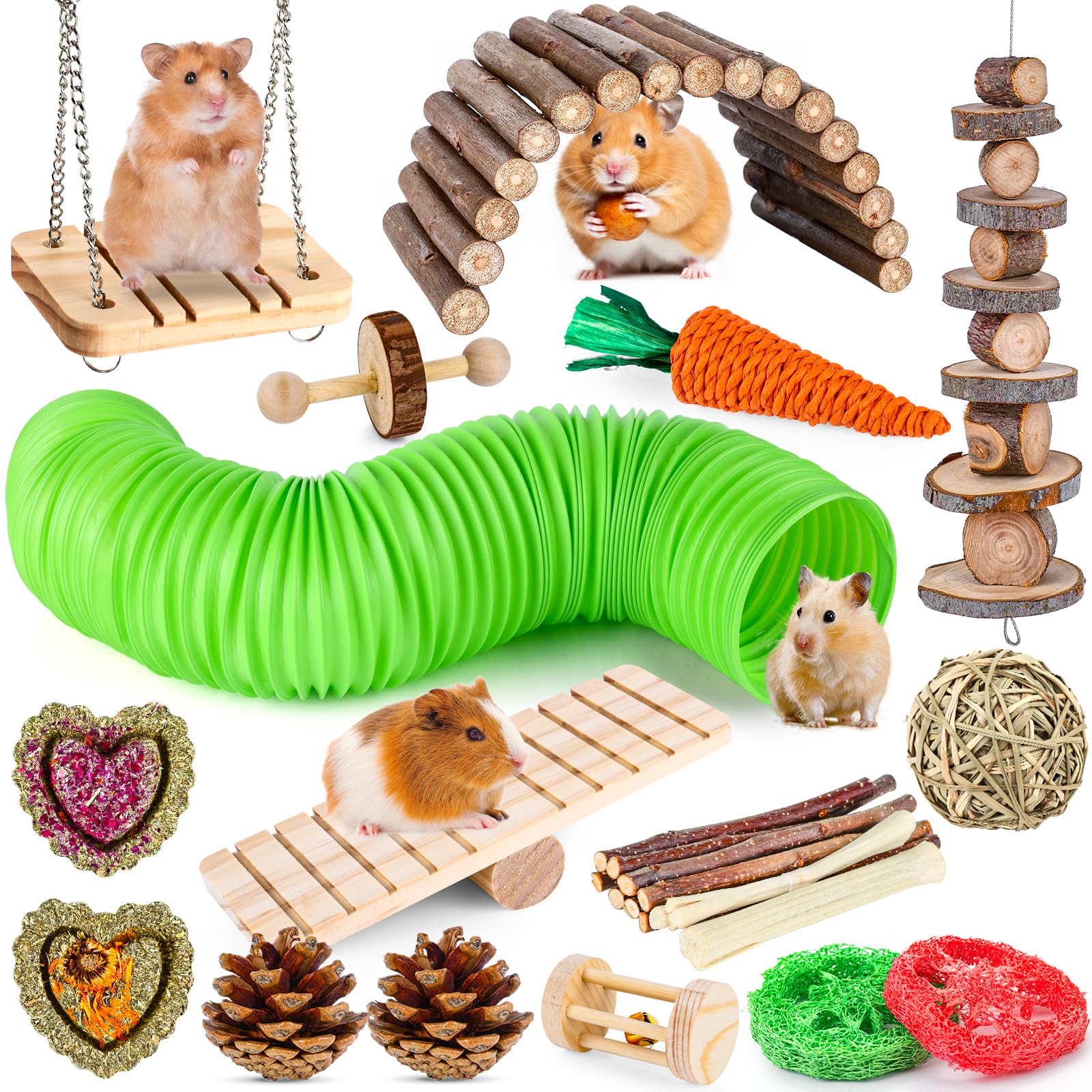 VESPRO Hamster Toy Set