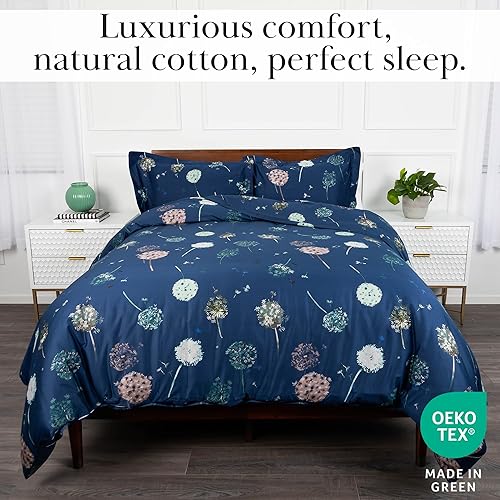 Miniatura 2 de Southshore Fine Living, Inc. Dandelion Dreams Collection - Juego de funda de edredón de 300 hilos, 100% algodón, 3 piezas, tamaño KingCalifornia