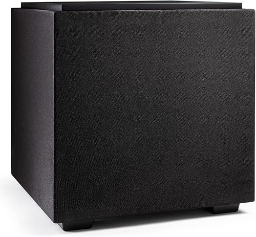 Definitive Technology Descend DN10 Subwoofer de 10 pulgadas optimizado digitalmente para películas y música, nueva arquitectura 3XR, amplificador de