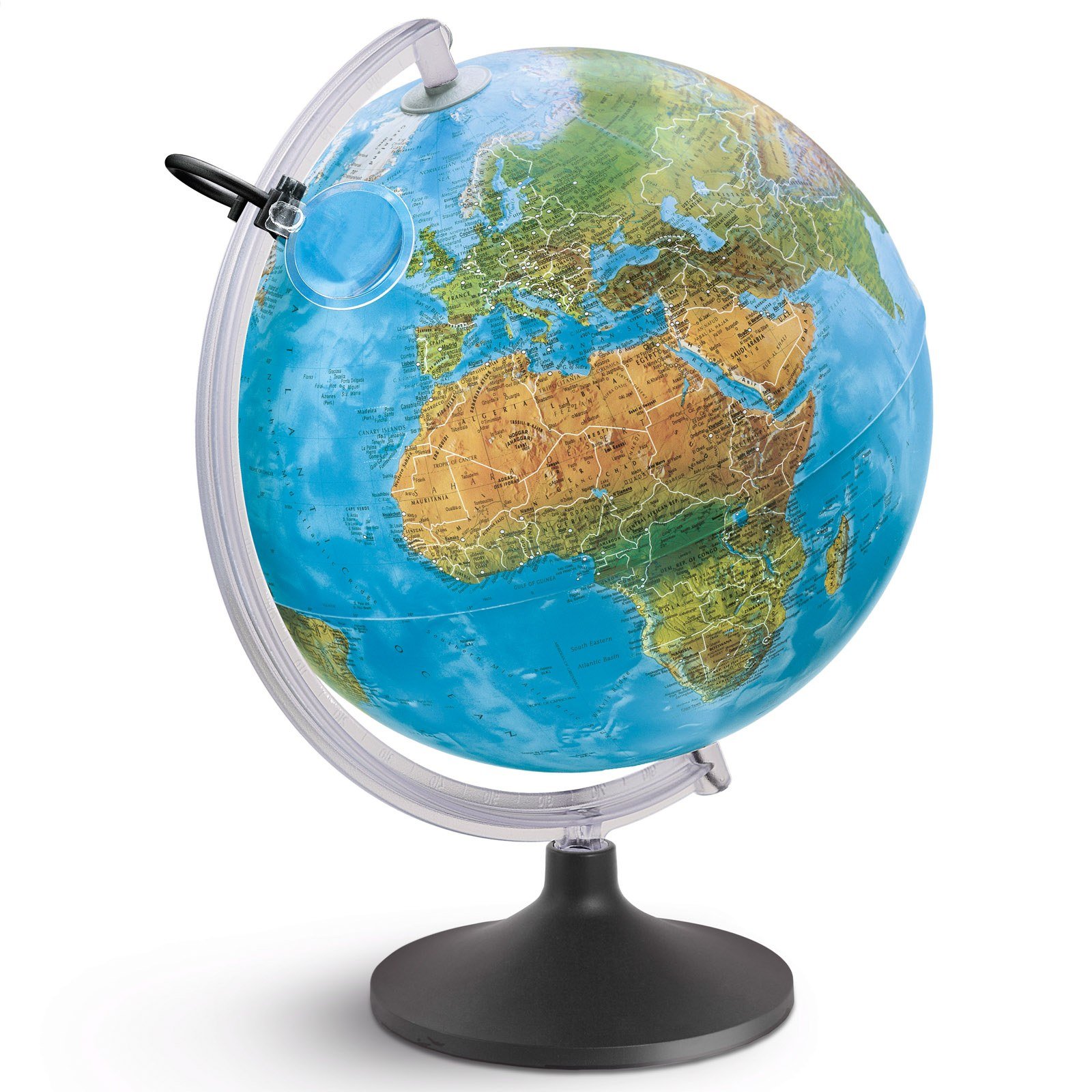 Lumierissimo Nova Rico 0330LULGITKNTL46 Globe terrestre lumineux avec lentille 30 cm