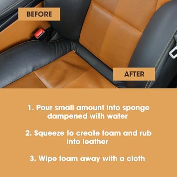 Furniture Clinic Leather Cleaner, Restores All Leather Types