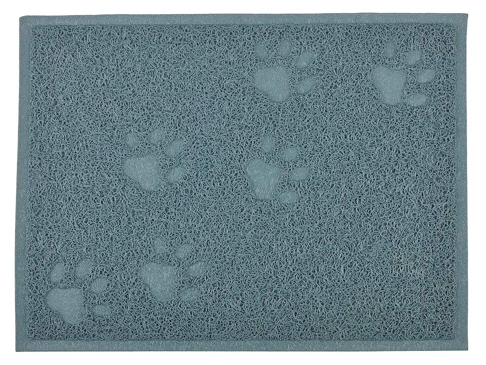 Cat Litter Box Debris Catcher Mat,Kitty Scatter Control Rug,16x12 Inches,5 Colors Available (Cadet Blue) โ image 1