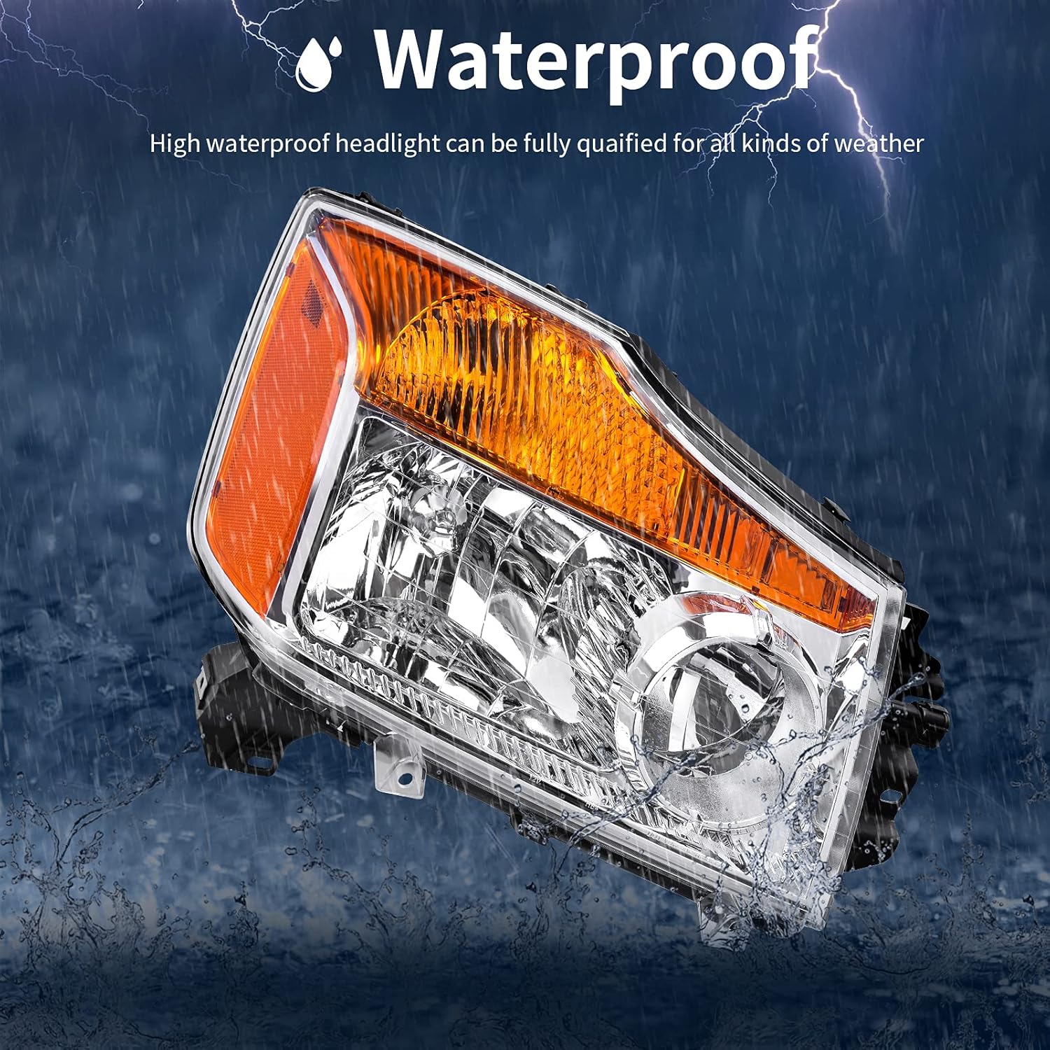 Tор Brаndѕ AUTOSAVER88 Headlights Assembly Compatible with 2004-2015 04-15 Titan 2005-2007 Armada Headlamp Replacement Chrome Housing Clear Lens Amber Reflector Pair (Passenger and Driver Side) Blасk Frіdау Sаlе 2022 AUTOSAVER88 Headlights Assembly Compatible with 2004-2015 04-15 Titan 2005-2007 Armada Headlamp Replacement Chrome Housing Clear Lens Amber Reflector Pair (Passenger and Driver Side)