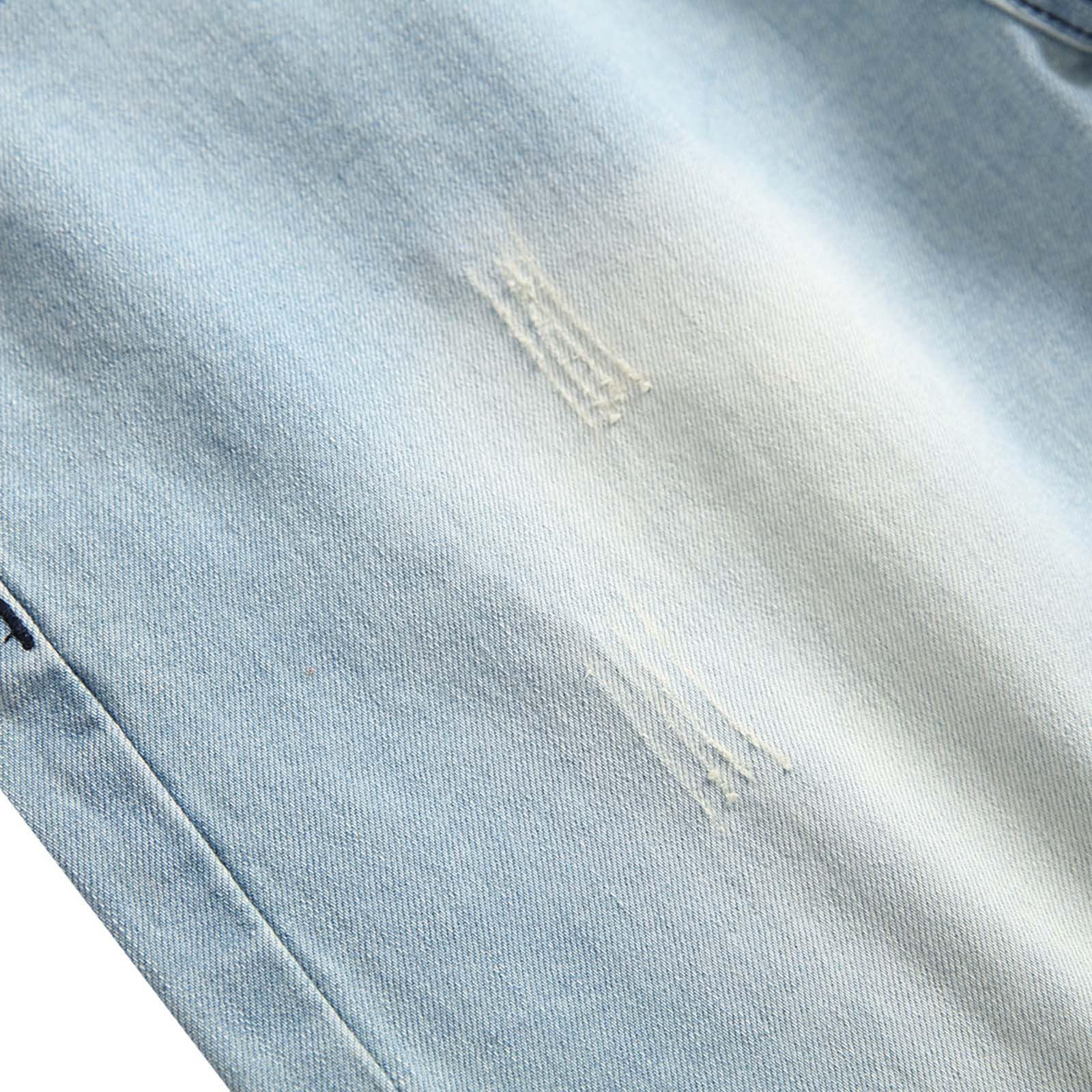 Jeans Uomo Slim Fit, Pantaloni Jeans Uomo con Ricamo Pentagramma Pantaloni in Denim Stretch Slim Fit vestibilità Regolare Jeans Neri Strappati Jeans Nero Streetwear Stile Y2k Pants Casual Versatile