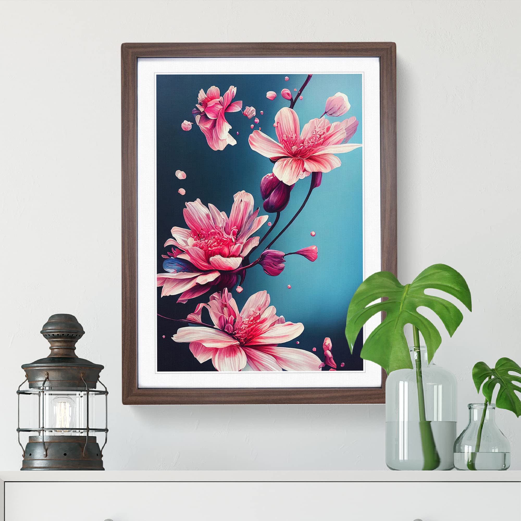 The Miraculous Flowers Framed Print, Walnut, A3 (34 x 46 cm) - Image 2