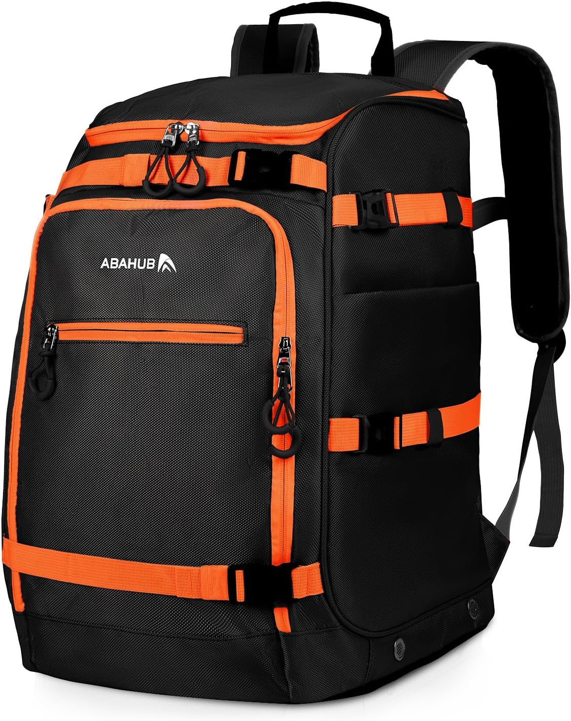 Abahub Ski Boot Bag, 50L 1680D Nylon Water-resistant Padded Ski Boot Backpack for Skis, Snowboard, Ski Helmet & Accessories