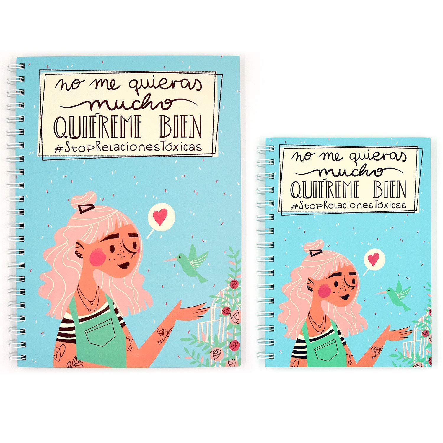 Recuerding - A4 Notebook with Voice #StopRelacionesToxicas, 80 Sheets (160 Pages), #StopToxic Relationships, A4 (210x297mm) - Image 2