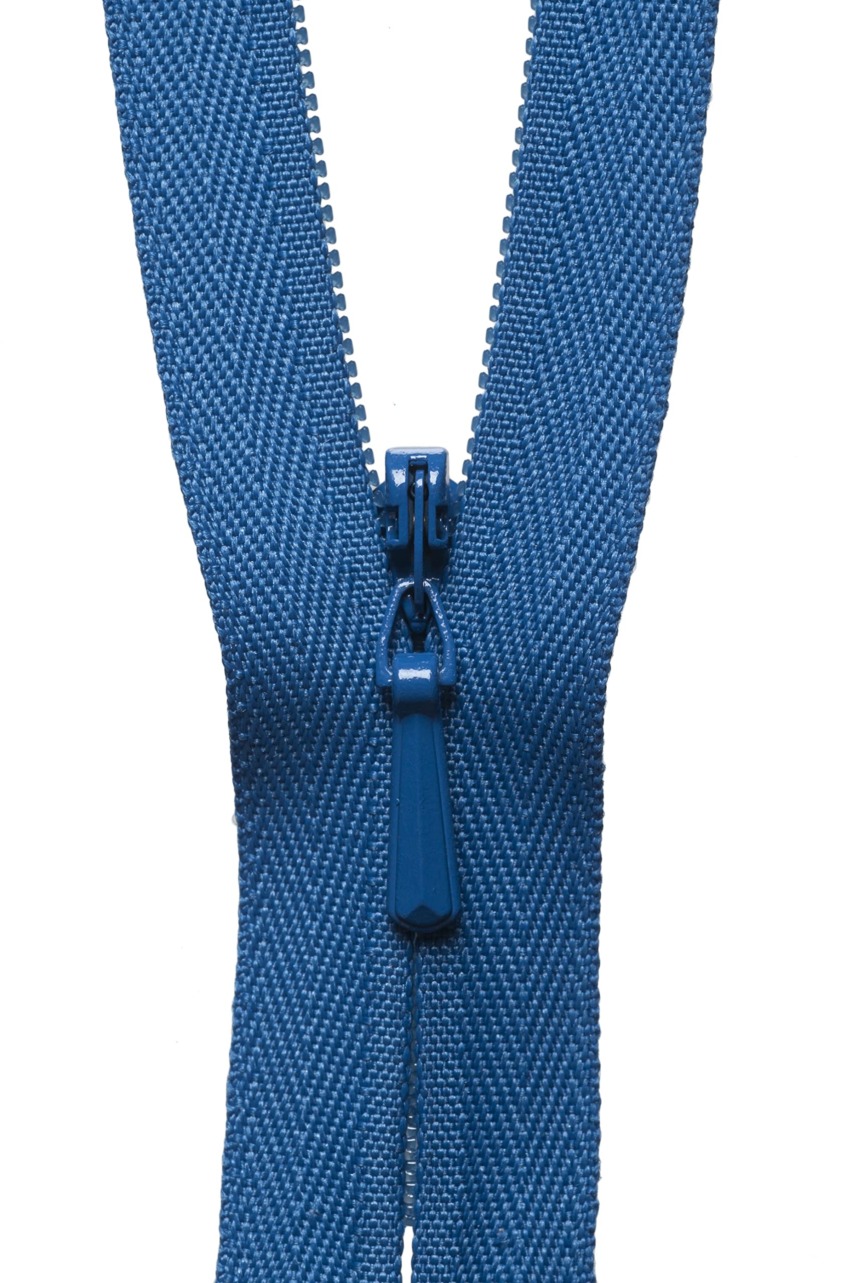 YKK 22"/ 56cm Concealed Zip: Saxe Blue