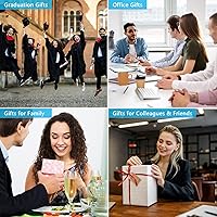 Vista 7 de Kingluu 12 Piezas Bolígrafos Personalizados con Stylus, Escritura Suave, Bolígrafos Personalizados de Tinta Negra con Tu Nombre Logo Mensaje Texto