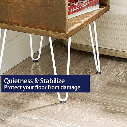 Miniatura 58 de SMARTSTANDARD Patas de muebles de horquilla de alta resistencia de 16 pulgadas, proyectos de bricolaje de metal para mesitas de noche, mesa de café