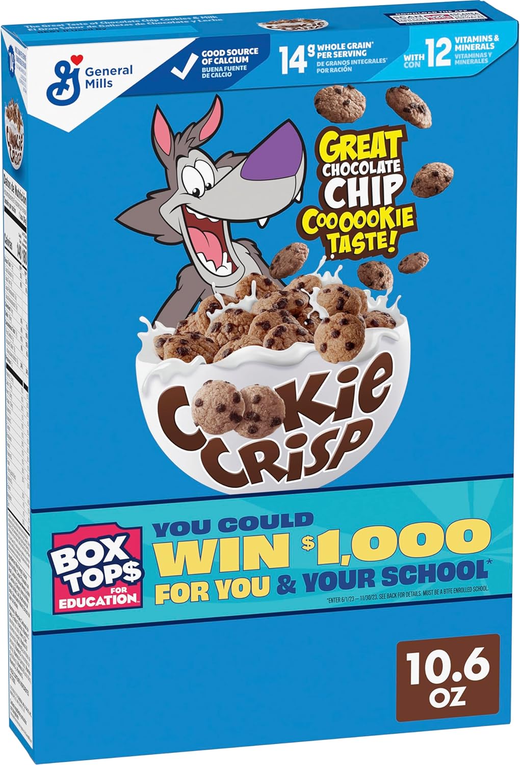 Cookie Crisp General Mills Cereals Cereal, Chocolate Chip Cookie