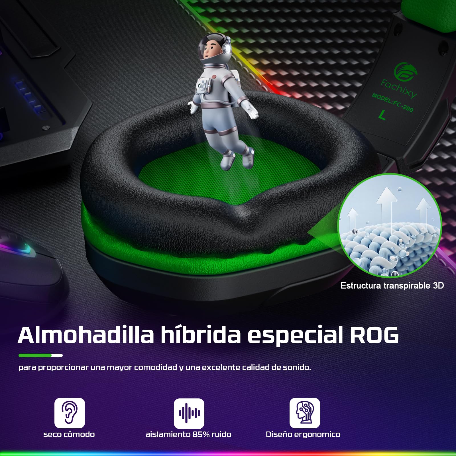 Fachixy FC200 Cascos Gaming