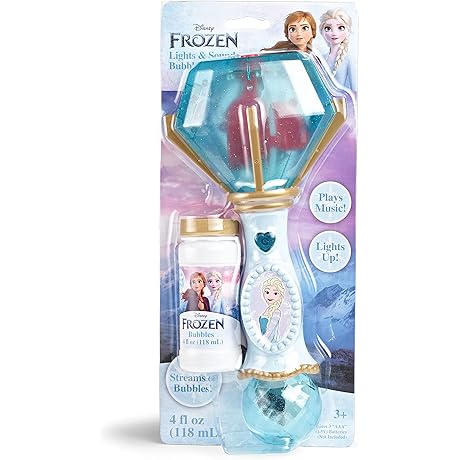 Disney Frozen Elsa Light and Sound Musical Bubble Wand