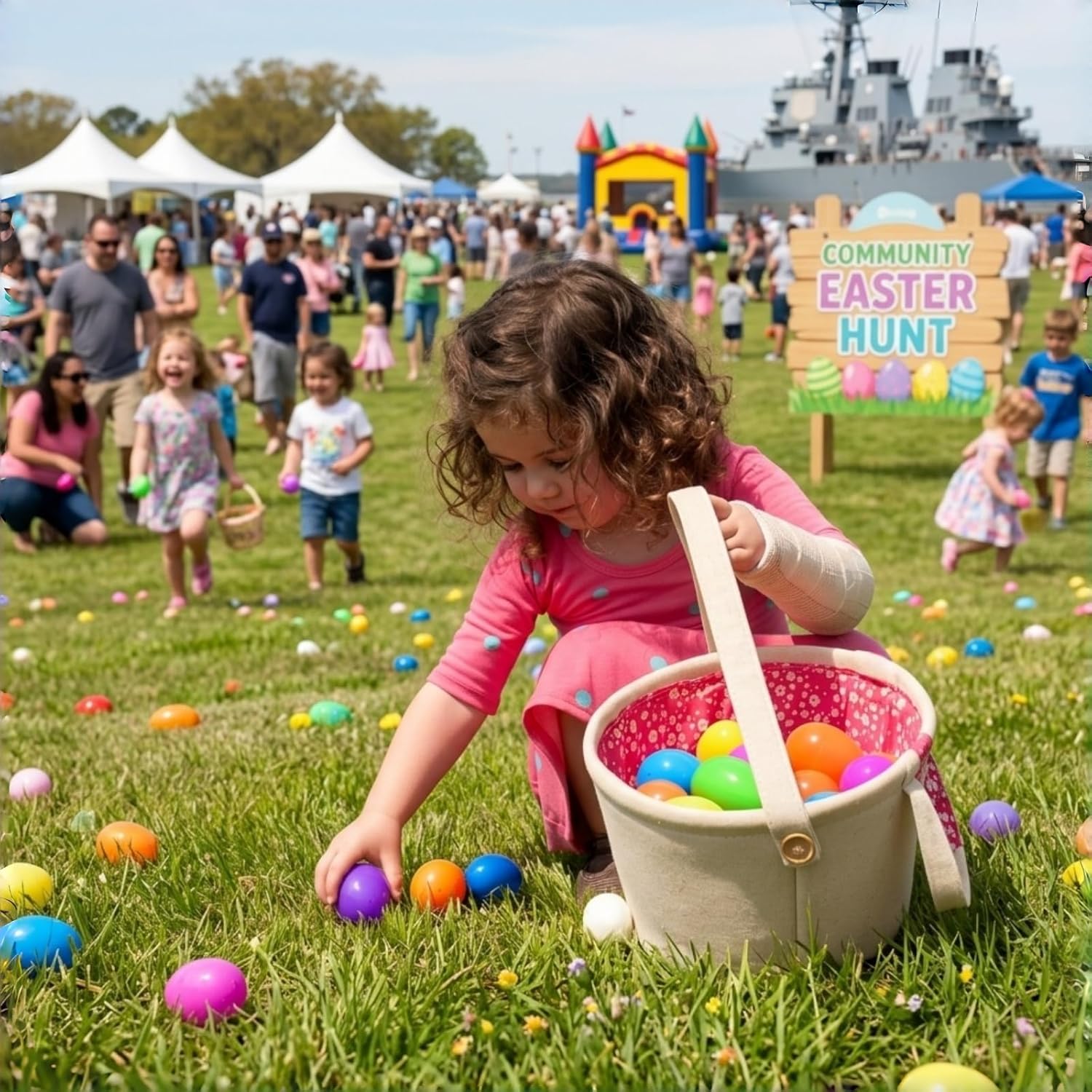 200 Pack 3" Empty Plastic Easter Eggs Bulk, Include 6 Golden Eggs, Fillable Eggs Easter Basket Stuffers Fillers & Egg Hunt Surprise Gift for Toddler Kids Girls Boys Teens