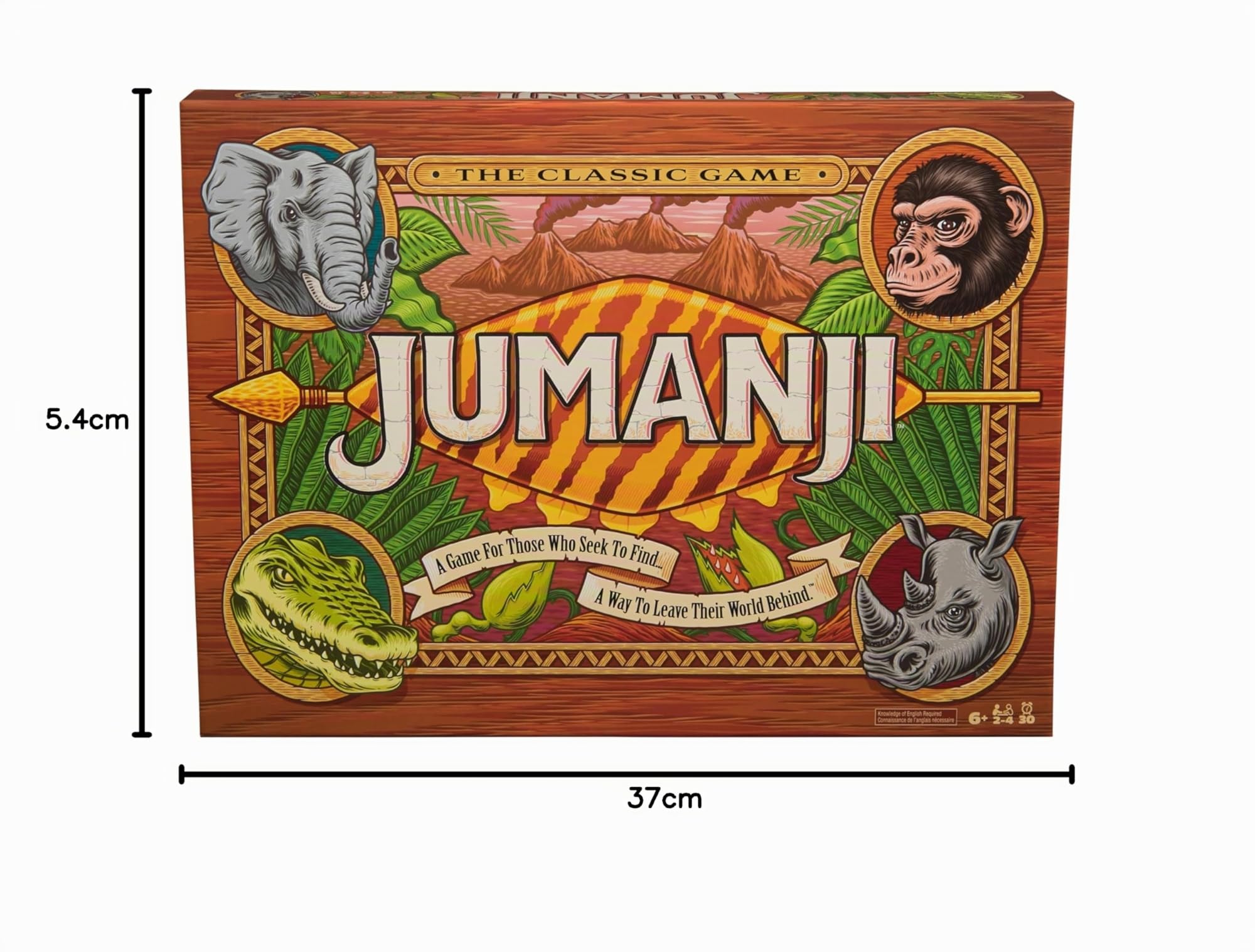 Jumanji Il gioco, nuova edizione del classico gioco da tavolo di avventura per famiglie e bambini dagli 8 anni in su