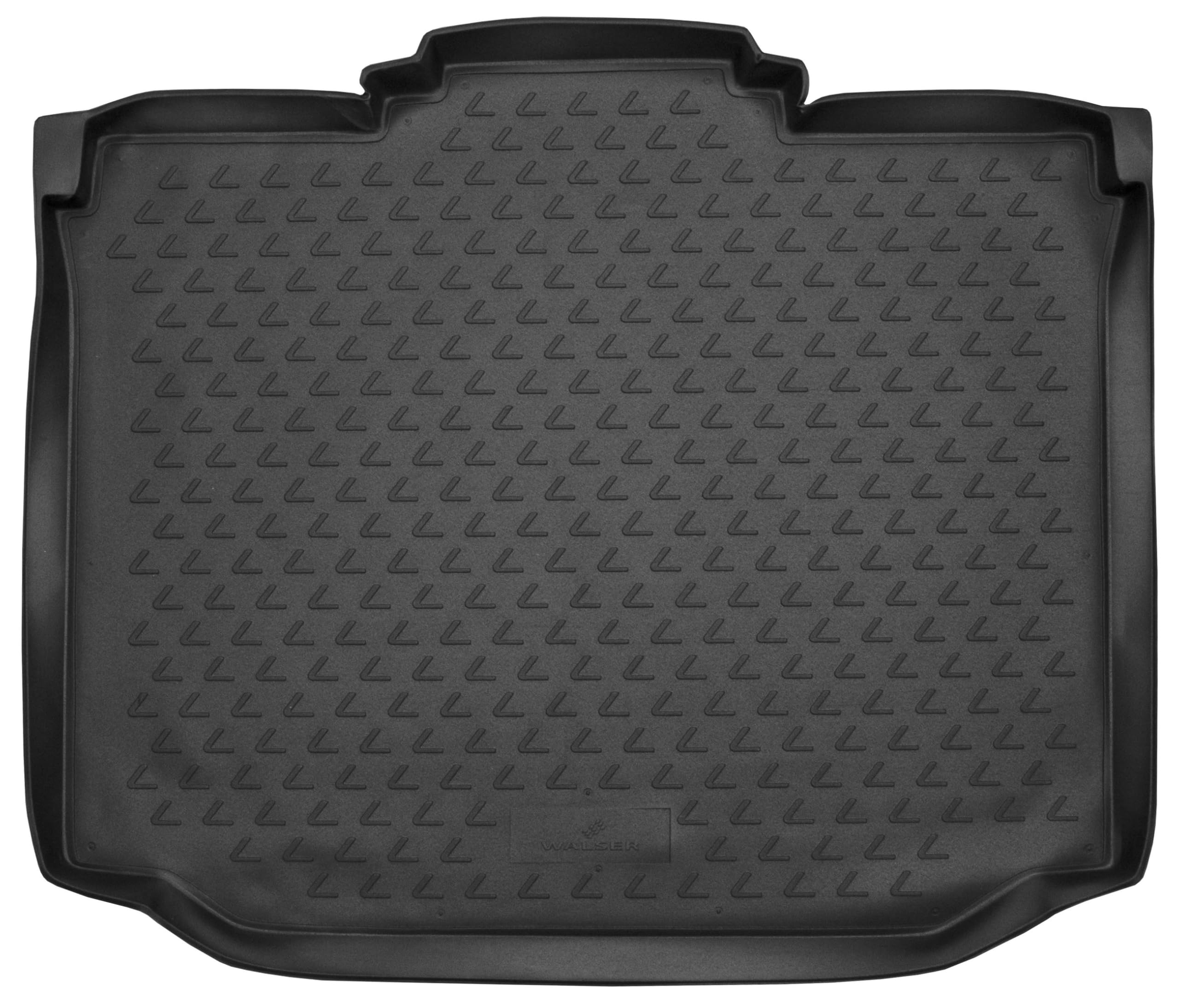 WALSER XTR mata do bagażnika kompatybilna z Skoda Roomster 2006-2015, w 100% dopasowana mata antypoślizgowa, gumowa mata do samochodu, mata ochronna do bagażnika, mata antypoślizgowa, gumowe maty