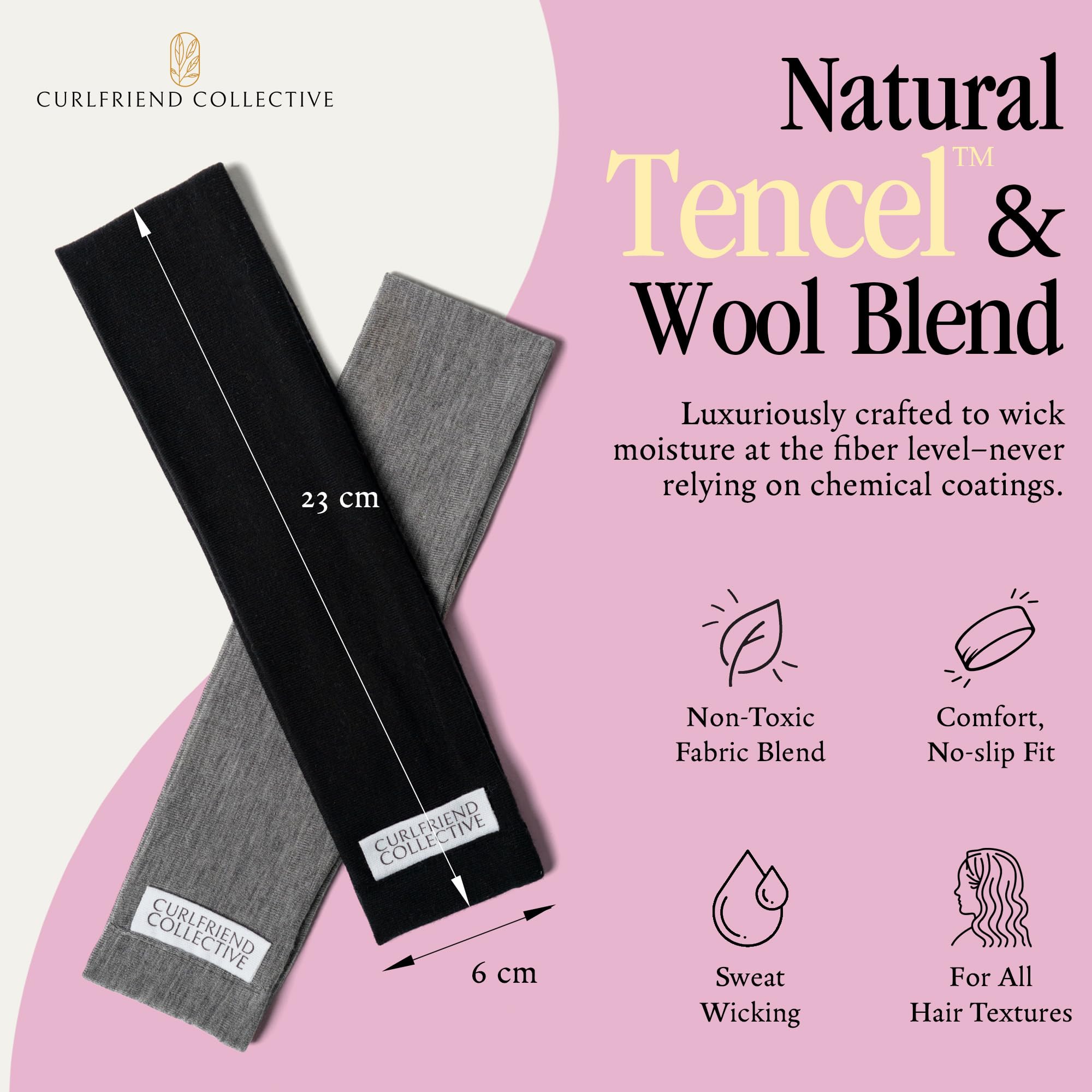 Amazon.com : Curlfriend Collective No Sweat Headbands for  display picture 3