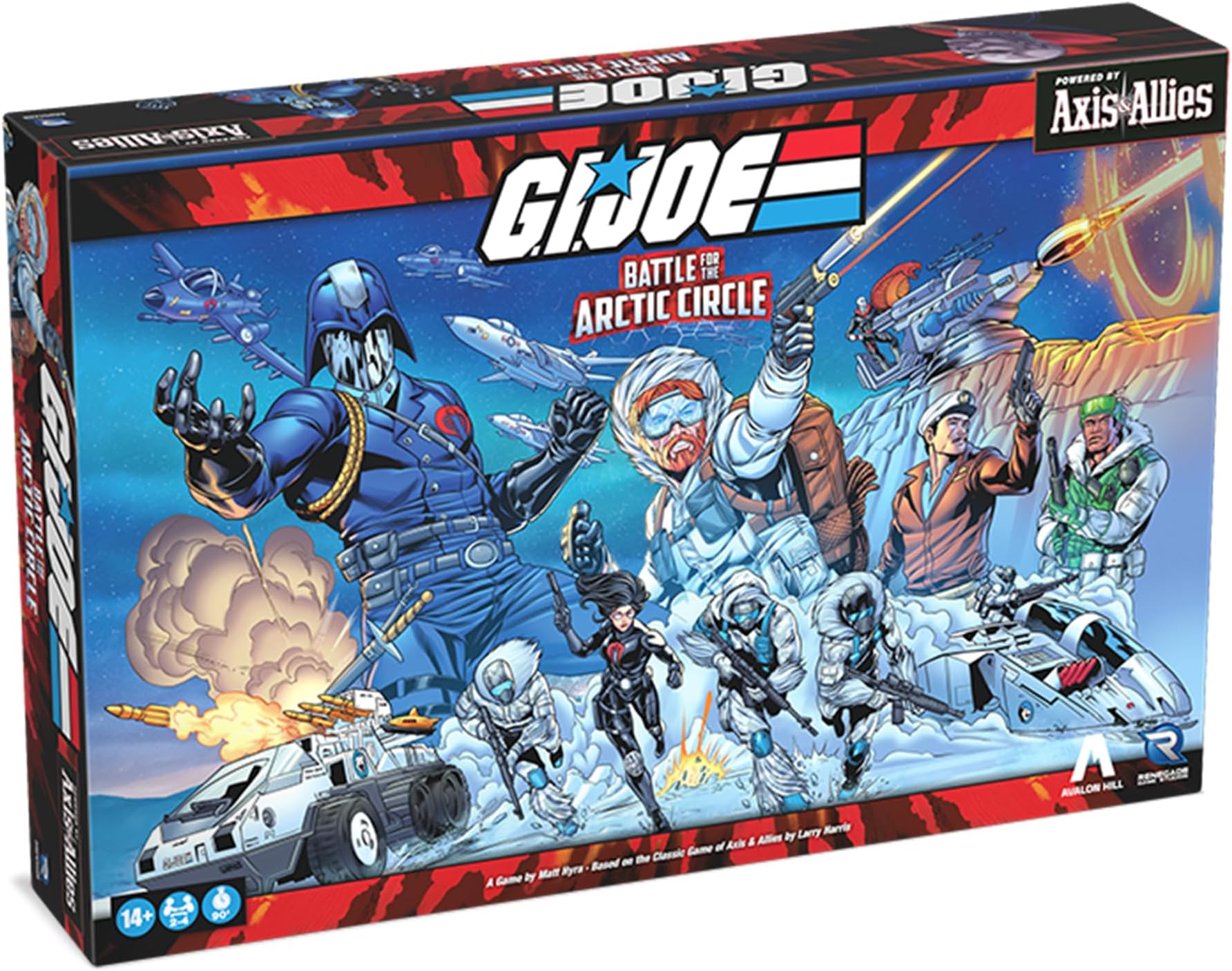Renegade Game Studios G.I. Joe Board Game: Battle for the Arctic Circle Axis & Allies Strategy