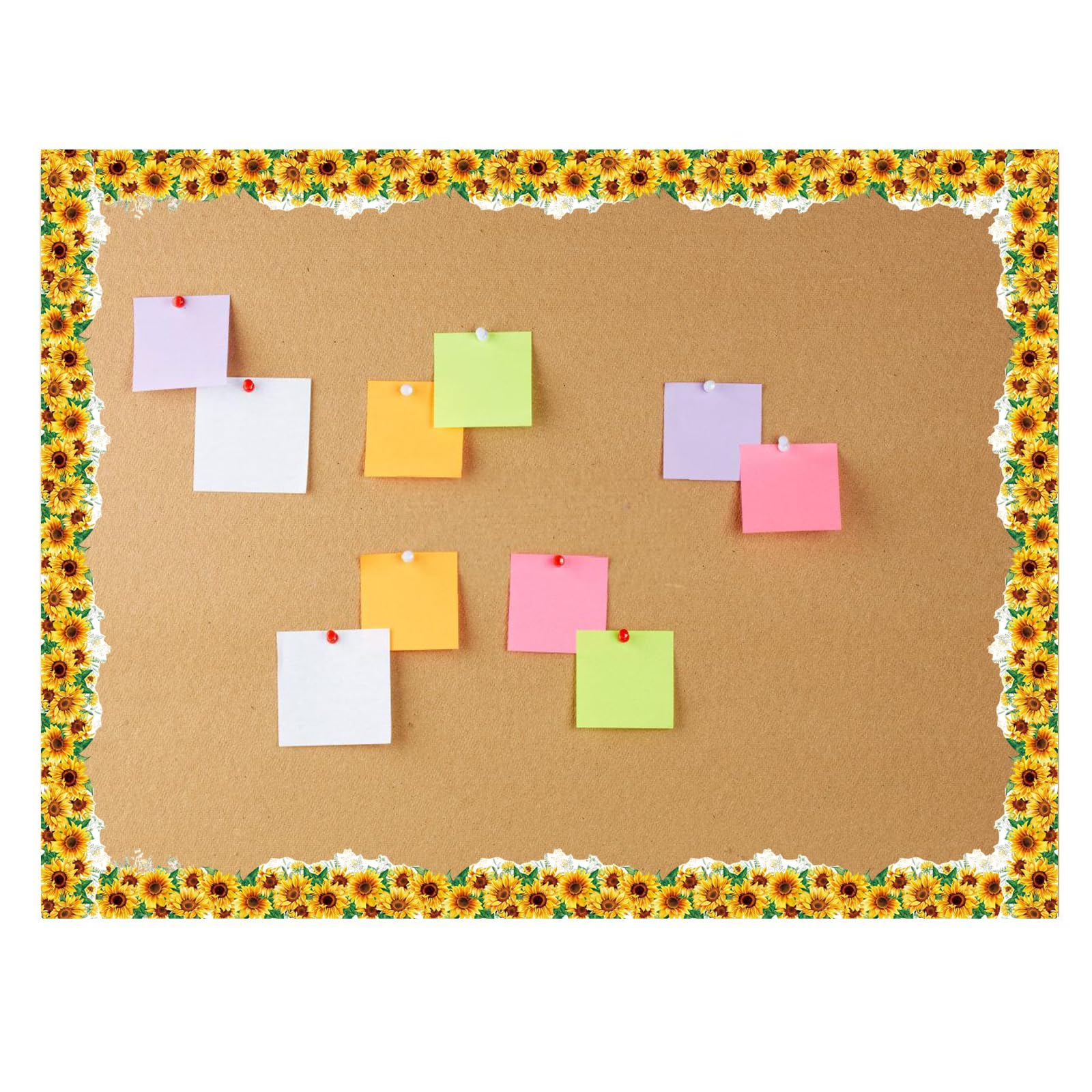 Bordure de tableau d'affichage en forme de fleur 18,5 m pour tableau noir