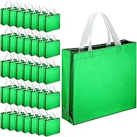Vista 13 de Eccliy 60 piezas de bolsas de regalo reutilizables con asas, bolsa de la compra para aseo, bolsa de comestibles de agradecimiento para dama de oro