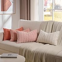 Vista 68 de Fancy Homi - Paquete de 4 fundas de almohada decorativas boho negras de 20 x 20 pulgadas para sala de estar, sofá, cama, decoración rústica moderna