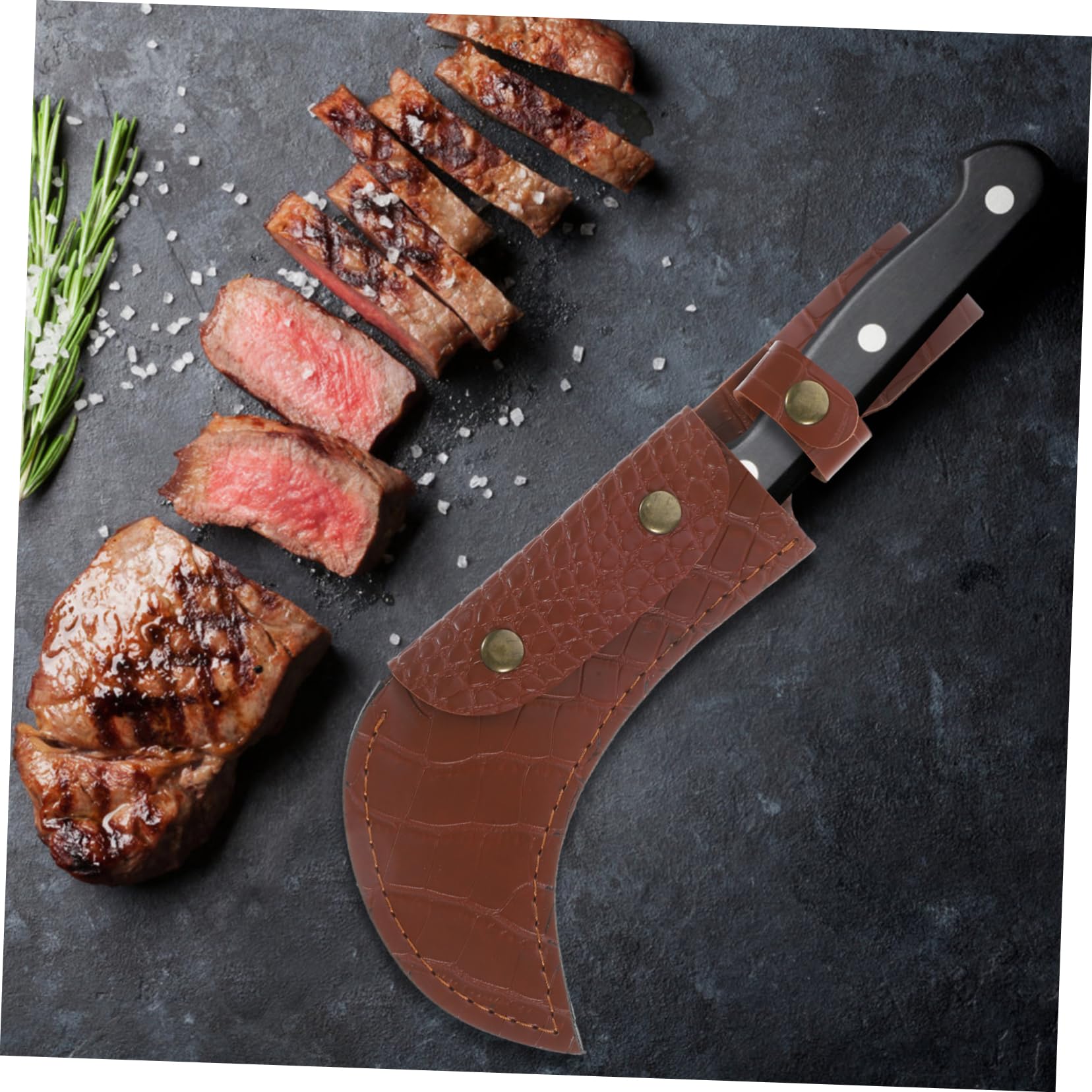 40 Copripunta Per Coltelli Da Cucina | Protezione Lame Antiurto | In Plastica Rossa | Per Trasporto E Riposo - Foto 3