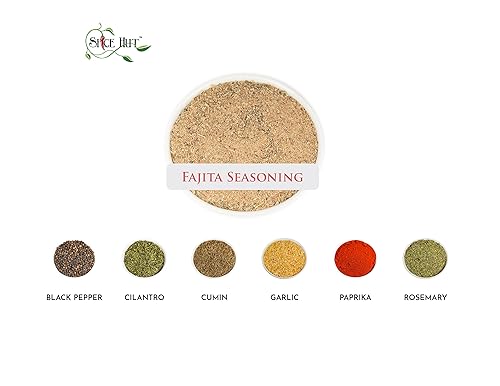 Miniatura 4 de Spice Hut - Mezcla orgánica de condimentos para fajita, sin sal, fácil de usar, mezcla de especias para sabrosas fajitas mexicanas, taco, burrito,