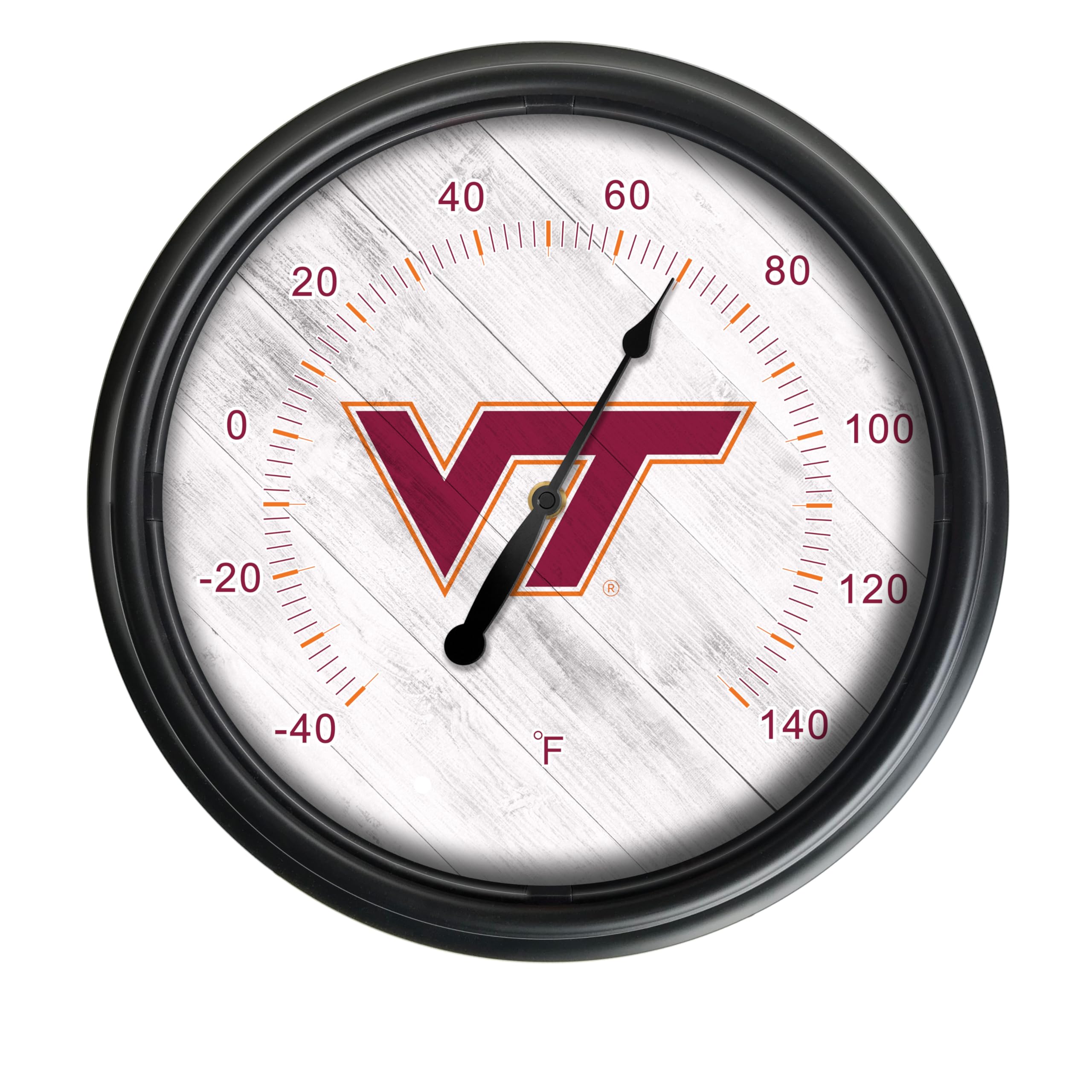 Virginia Tech University Indoor/Outdoor LED Thermometer