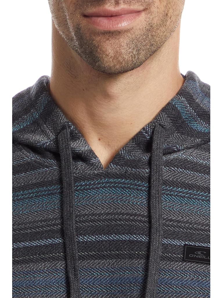 Black O'Neill Bavaro Stripe Pullover Sweatshirt