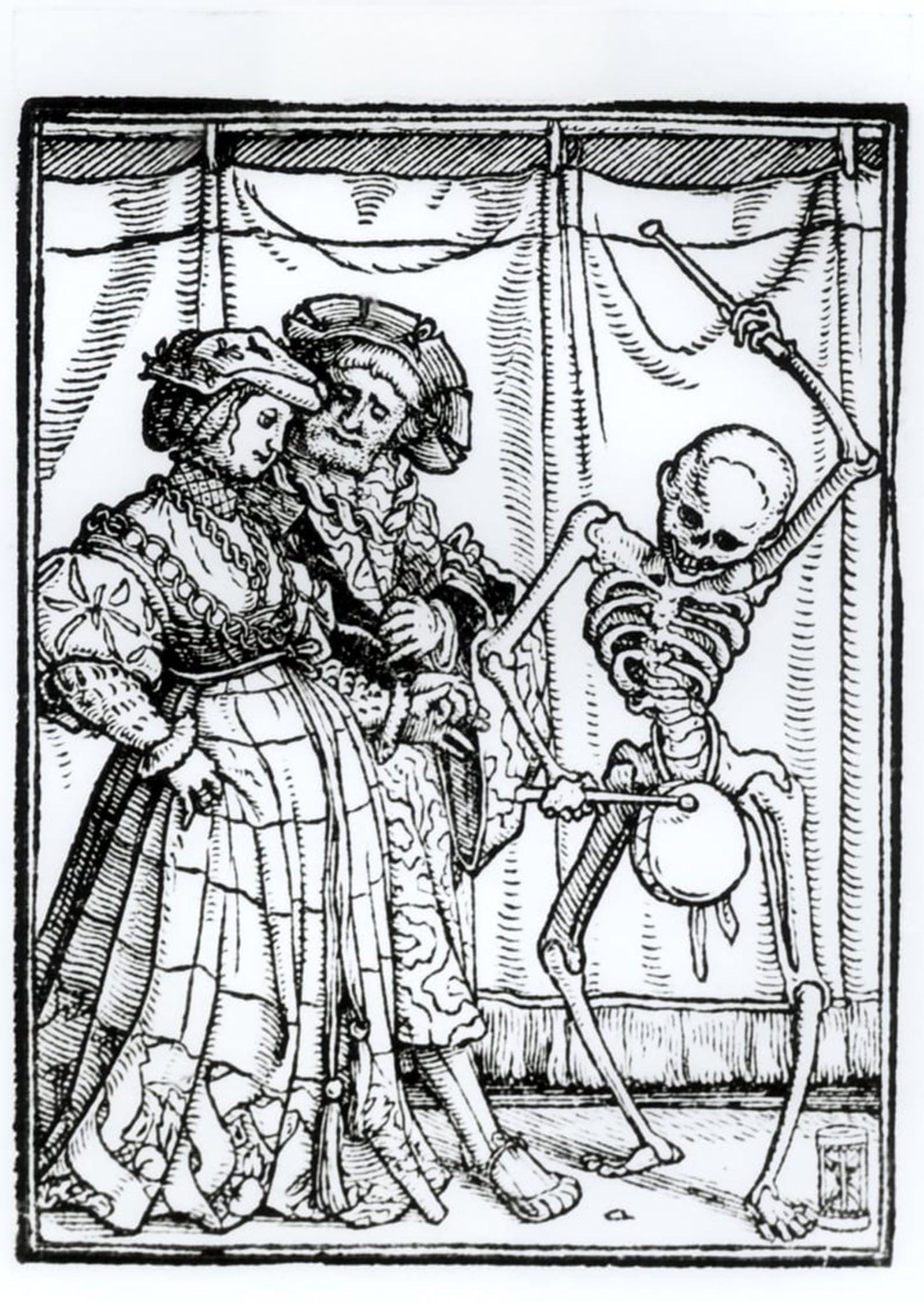 Impression Murale de Qualité La Mort et la Noblesse Holbein Grand Format - 5