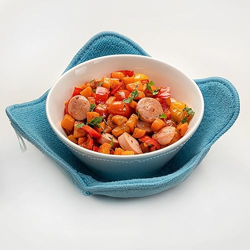 Miniatura 9 de Juego de 4 cuencos para microondas Cozy Huggers  Duradero y fiable  Para cuencos calientes y fríos, platos y platos para microondas  Tazón acogedor,