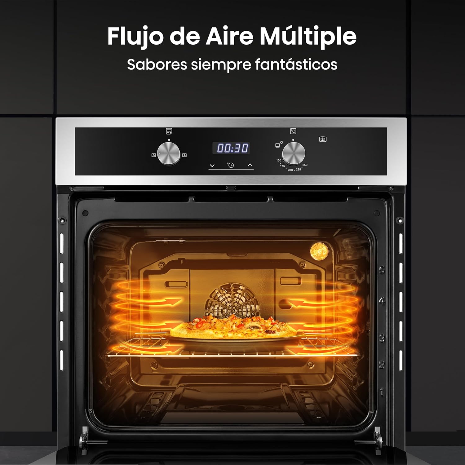 Hisense HGO602BS Oven with partially removed door