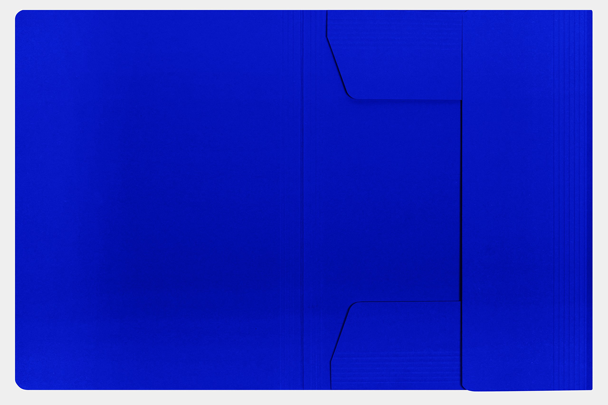 Elba 31477DB - Carpeta (320 g/m2, cartón reciclado, aproximadamente 100 hojas A4, 25 unidades), color azul
